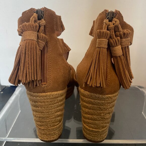 UGG Raquel Platform Espadrille Chestnut Sandal - Picture 5 of 6